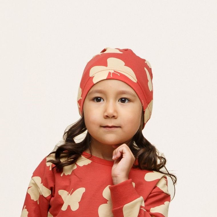 Czapka dziewczęca, czerwona, Pinokio