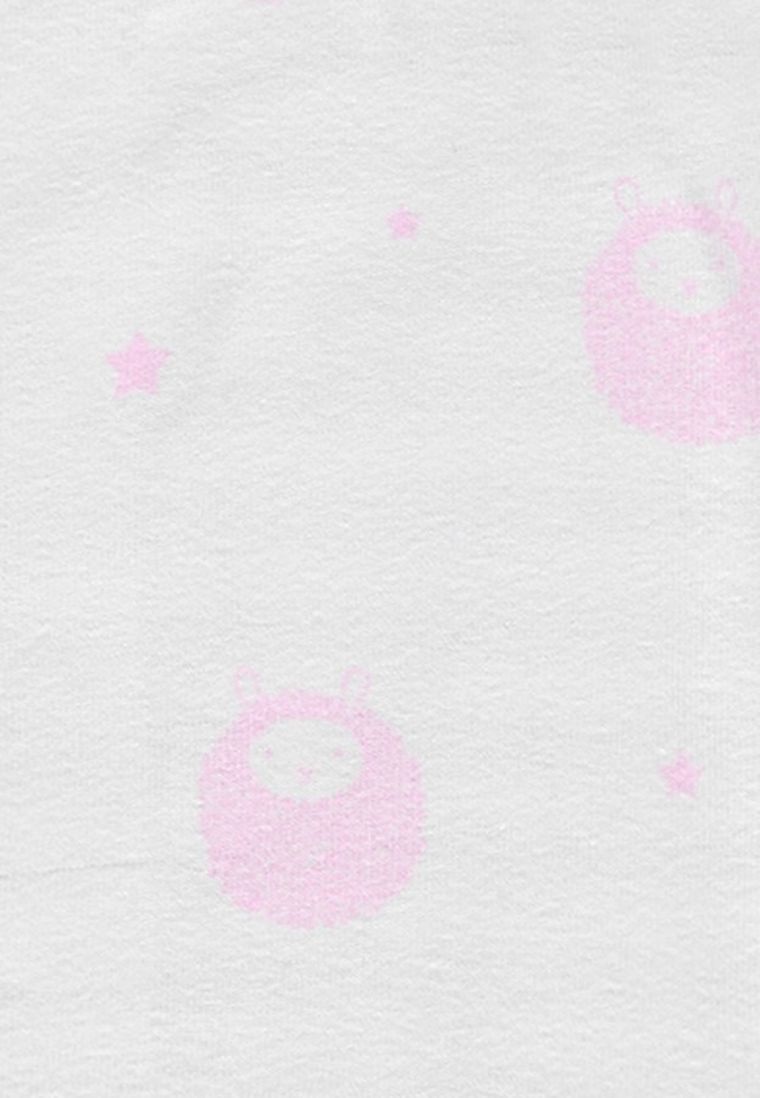 Czapka dziewczęca, dwustronna, różowo-biała, Bellybutton