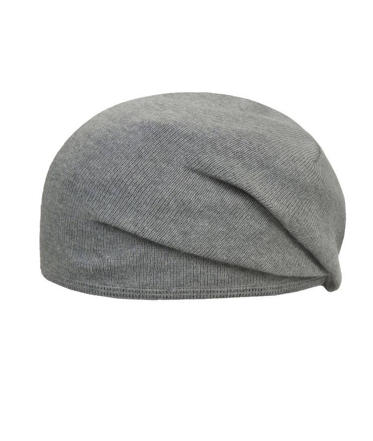 Czapka dziewczęca, dwustronna, szara, gwiazdki, Döll