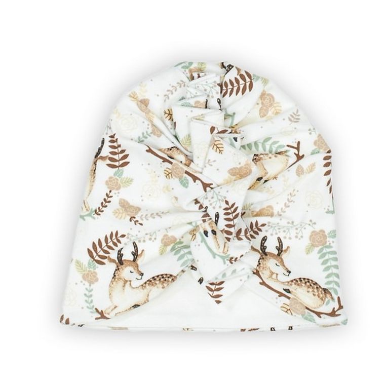 Czapka dziewczęca, ecru, Nicol