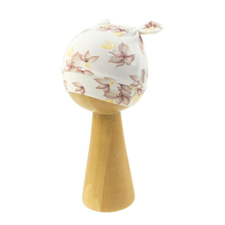 Czapka dziewczęca, ecru, Nicol