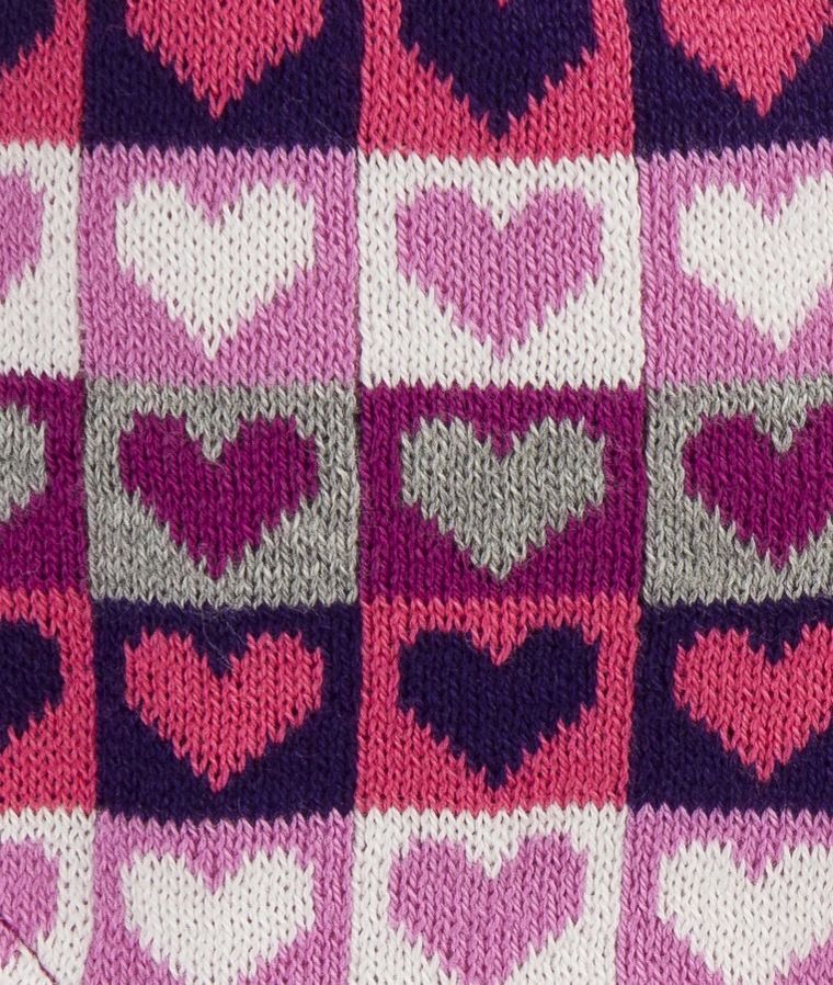 Czapka dziewczęca, fioletowa, Döll