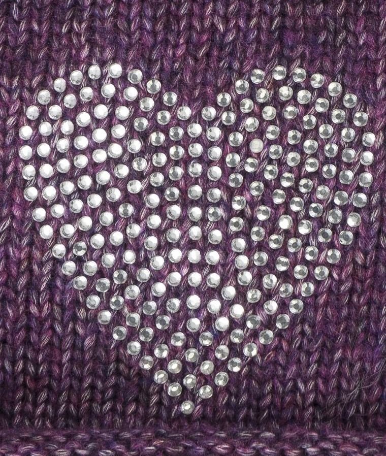 Czapka dziewczęca, fioletowa, Döll