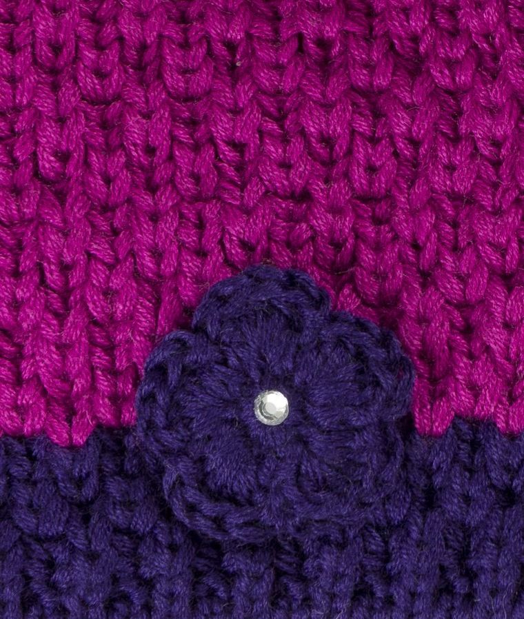 Czapka dziewczęca, fioletowa, Döll