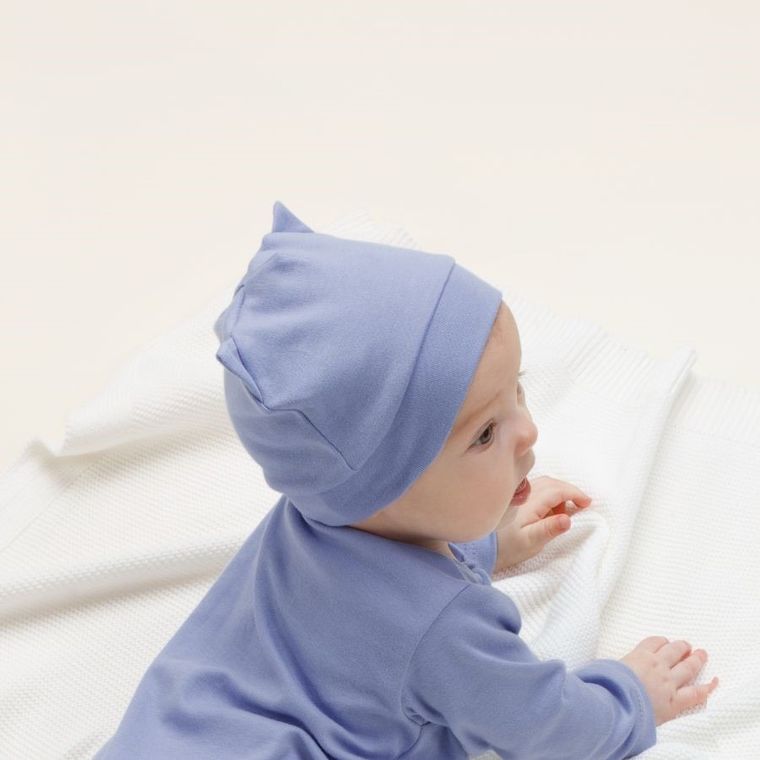 Czapka dziewczęca, fioletowa, Pinokio