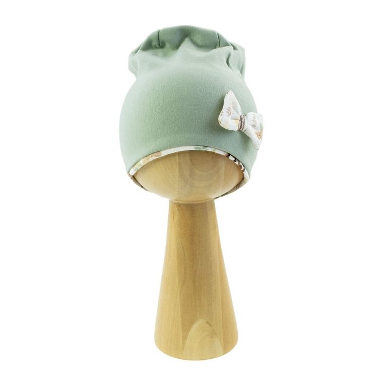 Czapka dziewczęca, jasnozielona, Nicol