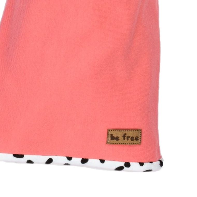 Czapka dziewczęca, koralowa, Nicol