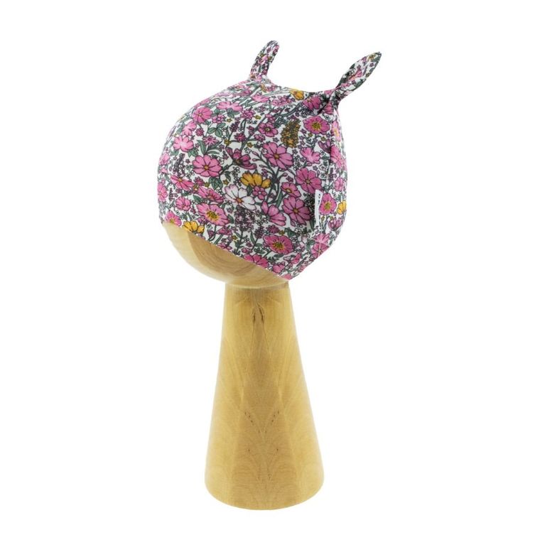 Czapka dziewczęca, różowa, Nicol