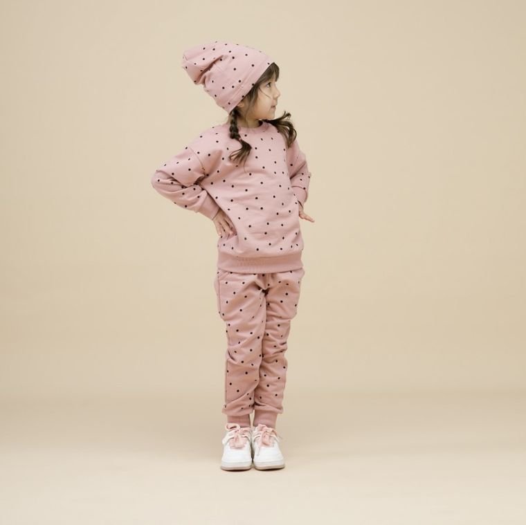 Czapka dziewczęca, różowa, Pinokio