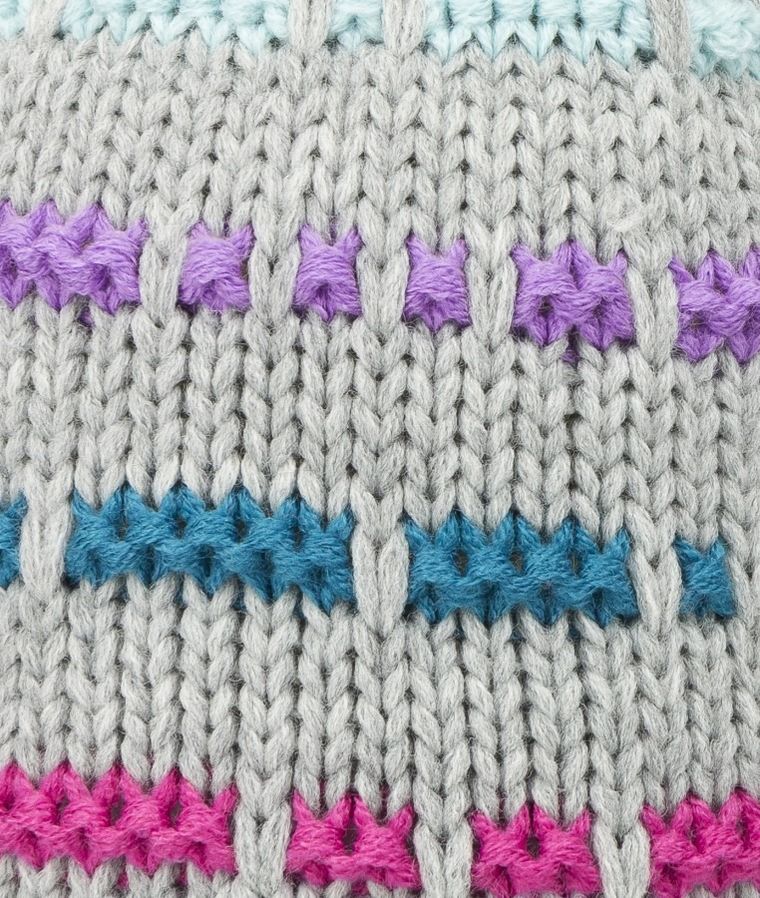 Czapka dziewczęca, szara, Döll