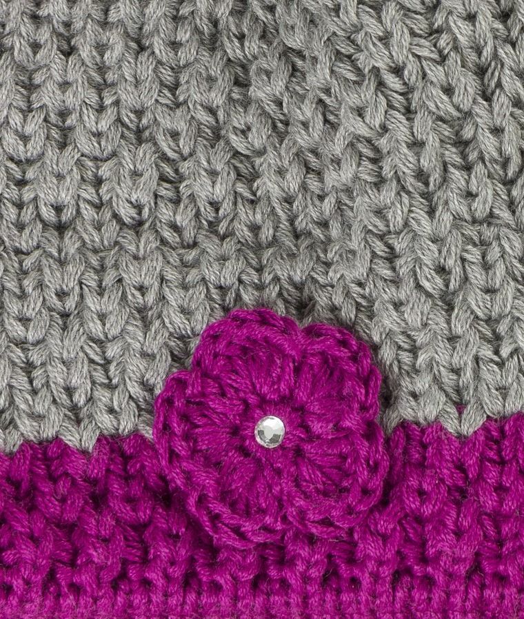 Czapka dziewczęca, szara, Döll