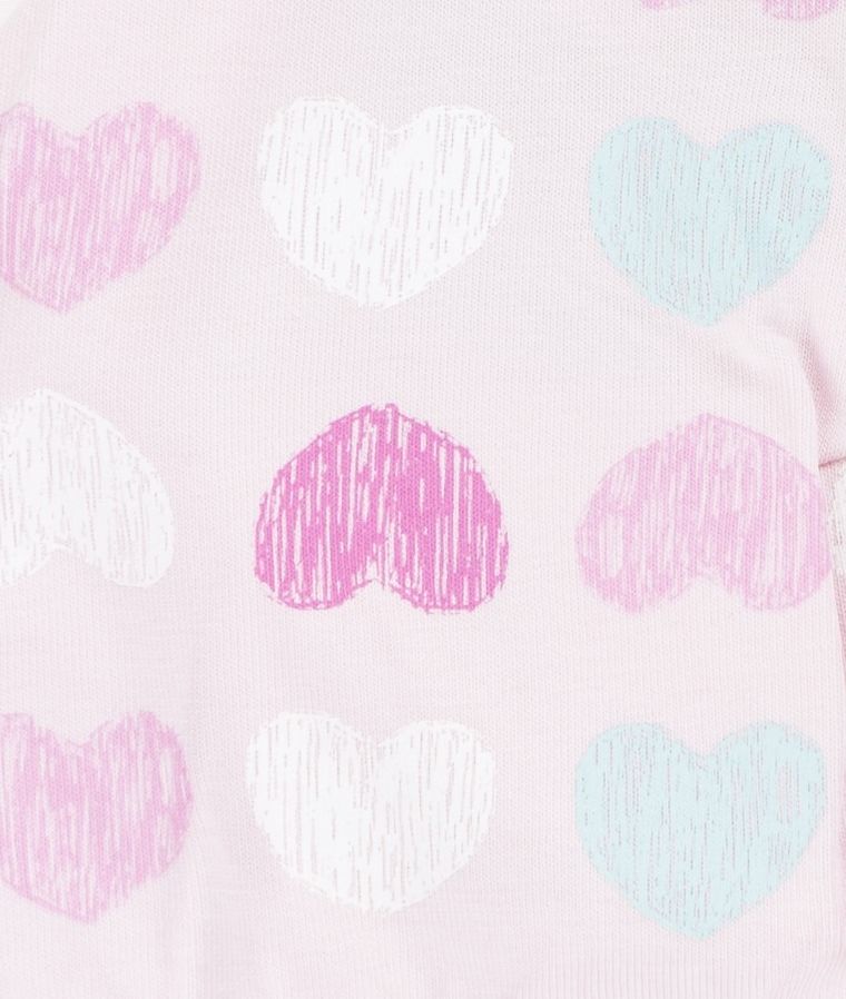 Czapka dziewczęca, wiązana, różowa, Döll