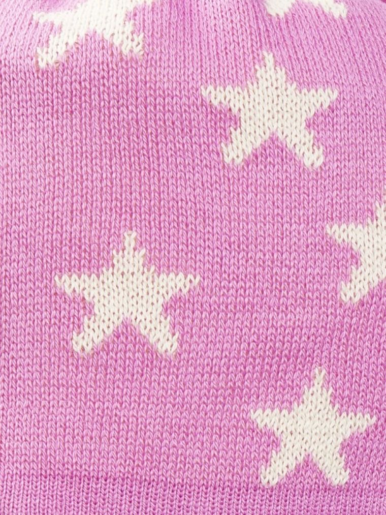 Czapka dziewczęca, wiązana, różowa, Döll