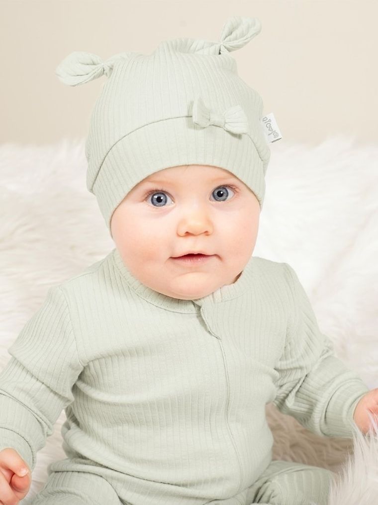 Czapka dziewczęca, zielona, Nicol