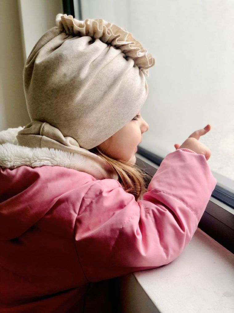 Czapka kakadu dziewczęca, beżowa, Iltom