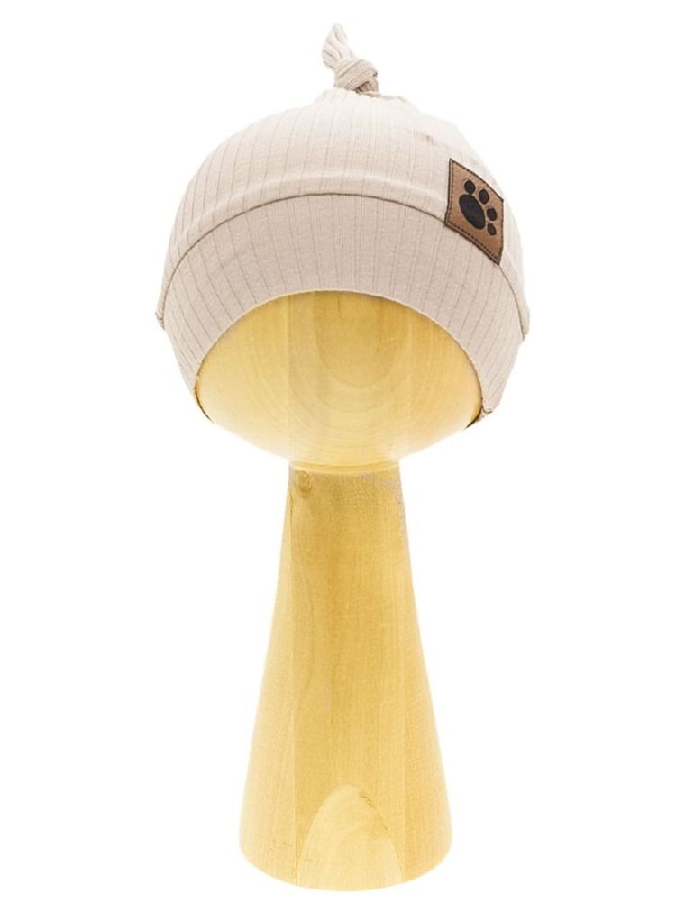 Czapka niemowlęca, beżowa, Nicol