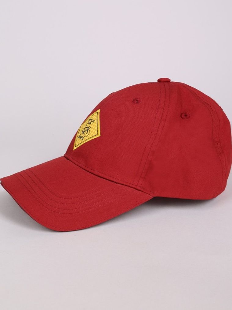 Czapka z daszkiem chłopięca, czerwona, Yoclub