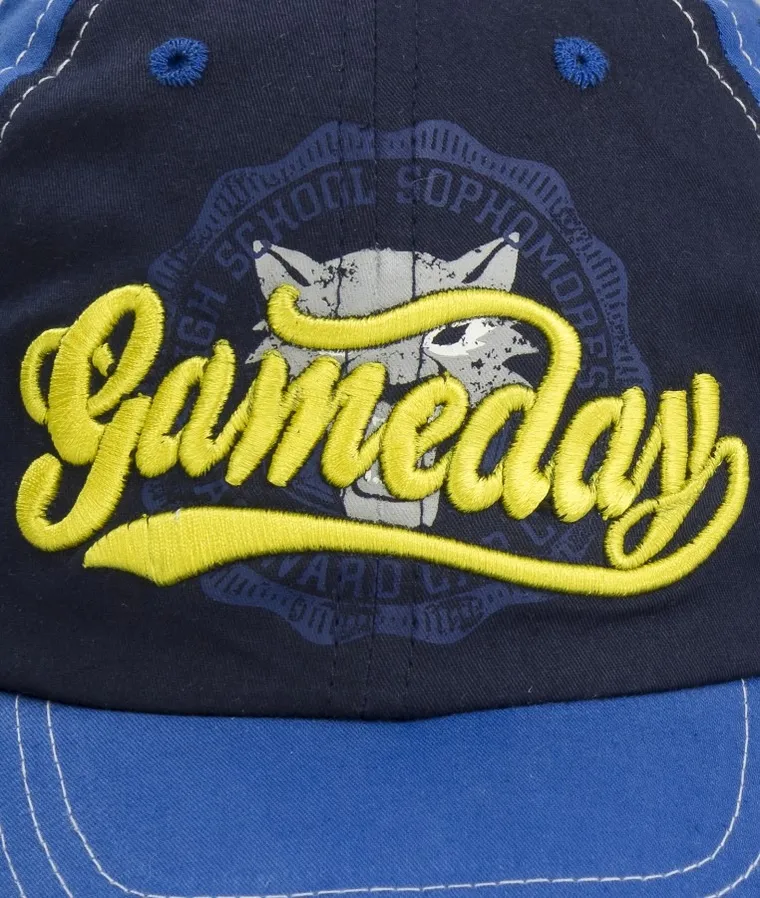 Czapka z daszkiem chłopięca, niebieska, Gameday, Döll