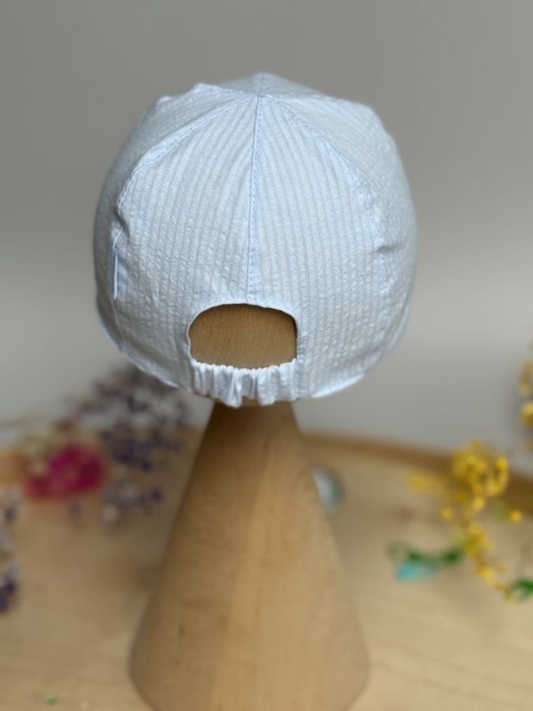 Czapka z daszkiem chłopięca, niebieska, Iltom