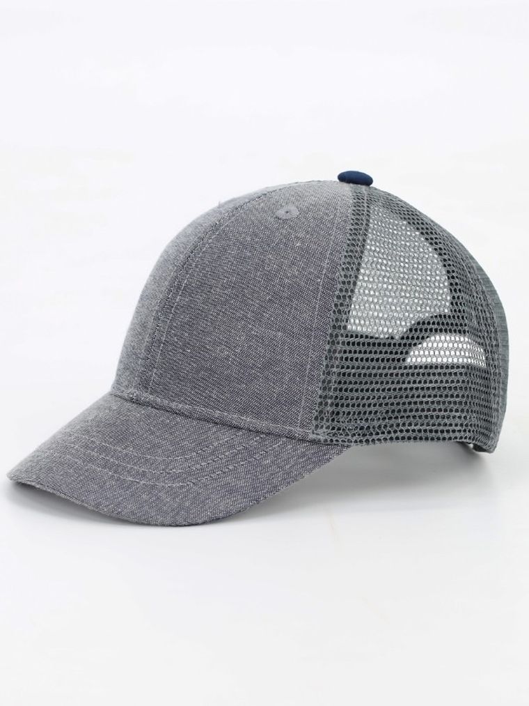 Czapka z daszkiem chłopięca, szara, Yoclub