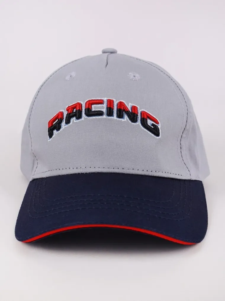 Czapka z daszkiem chłopięca, szara, Yoclub