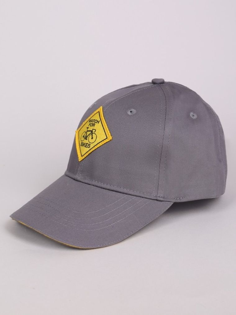 Czapka z daszkiem chłopięca, szara, Yoclub