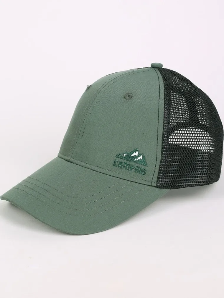 Czapka z daszkiem chłopięca, zielona, Yoclub