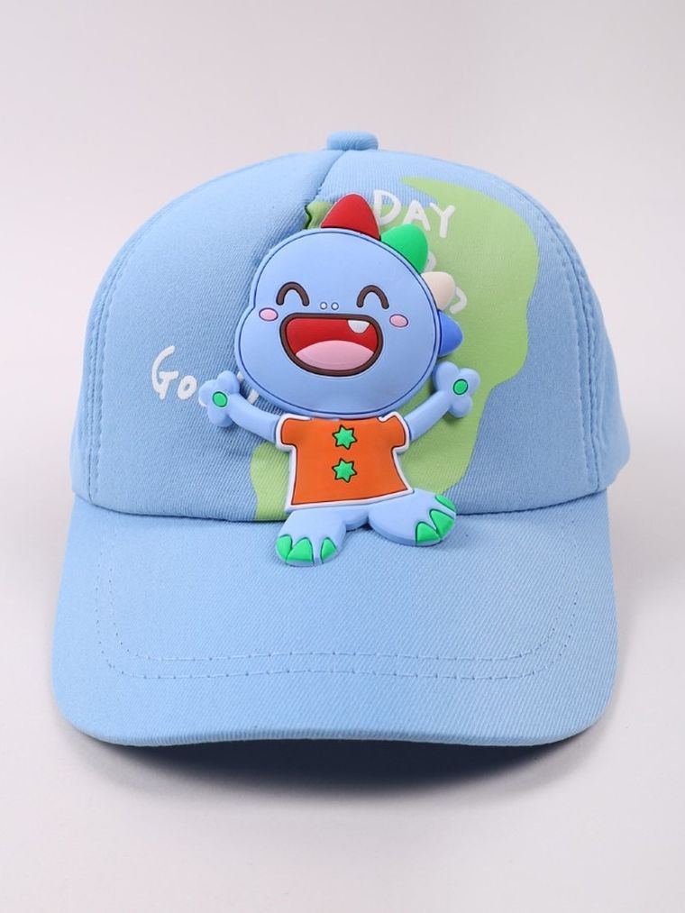 Czapka z daszkiem dziecięca, niebieska, Yoclub