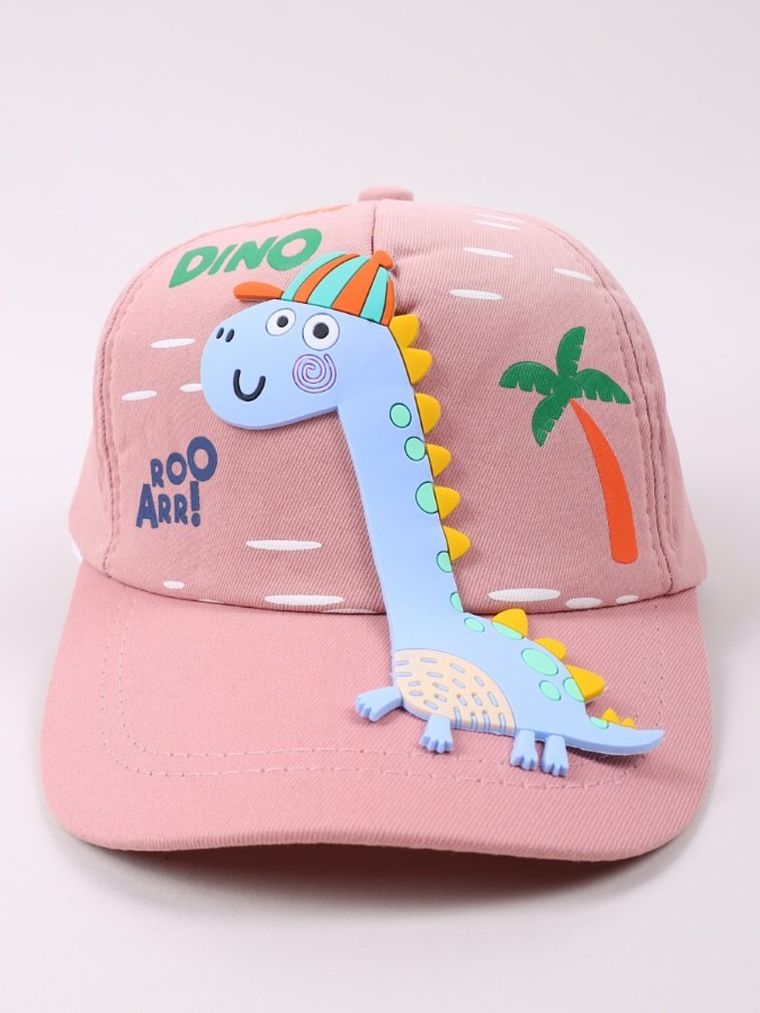 Czapka z daszkiem dziecięca, różowa, Yoclub