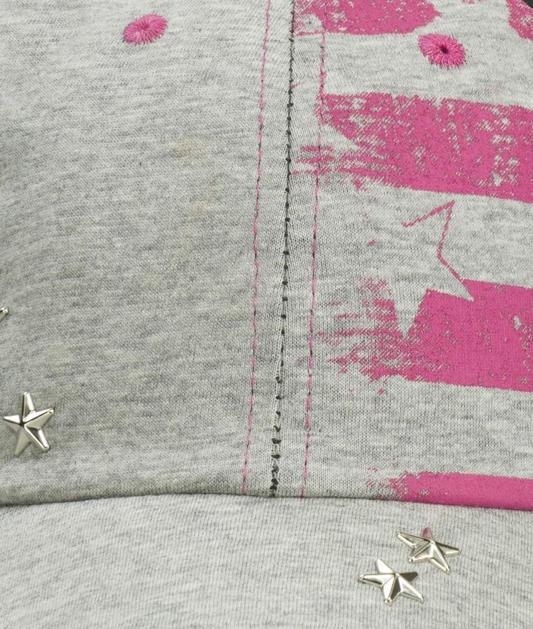 Czapka z daszkiem dziewczęca, szara, Döll