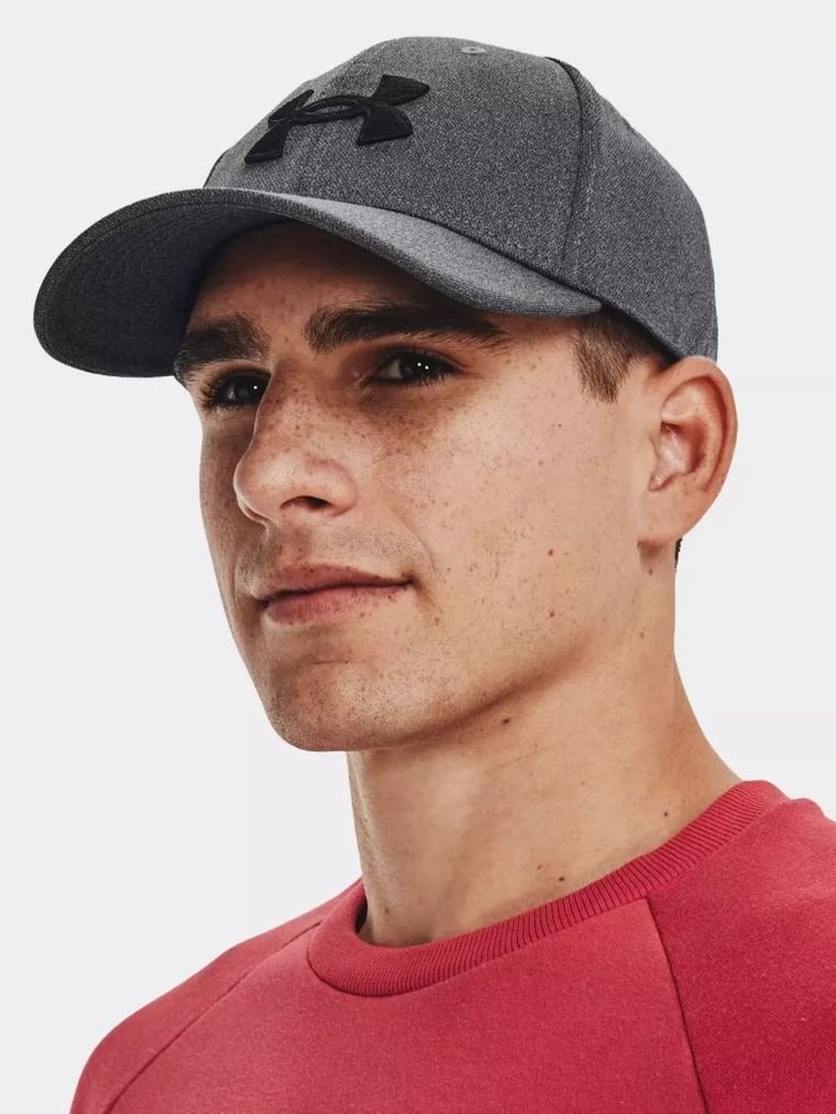 Czapka z daszkiem męska, szara, Under Armour