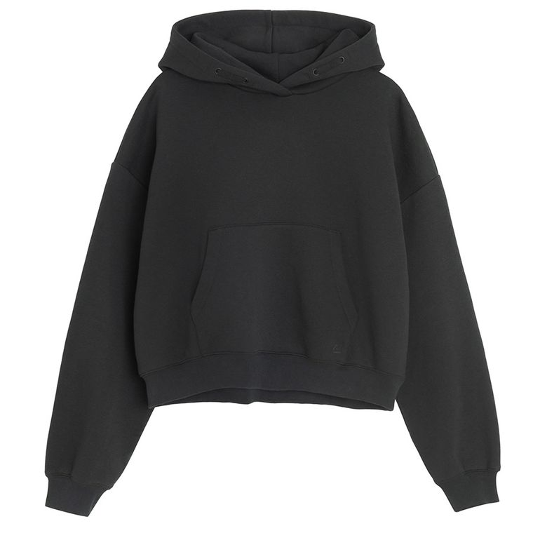 Czarna bluza cropp boxy z kapturem NOWEAR