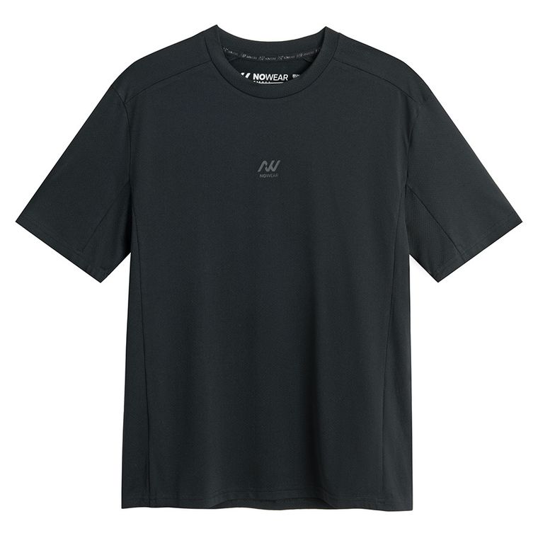 Czarna koszulka treningowa z technologią Cool Dry NOWEAR
