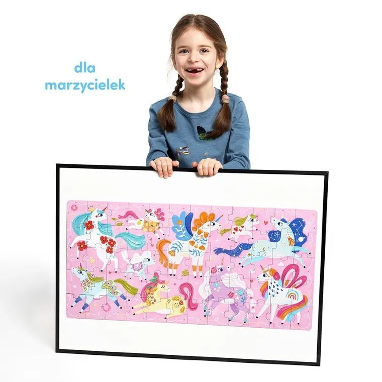 CzuCzu, Ach Jednorożce, puzzle, 60 elementów, 4+