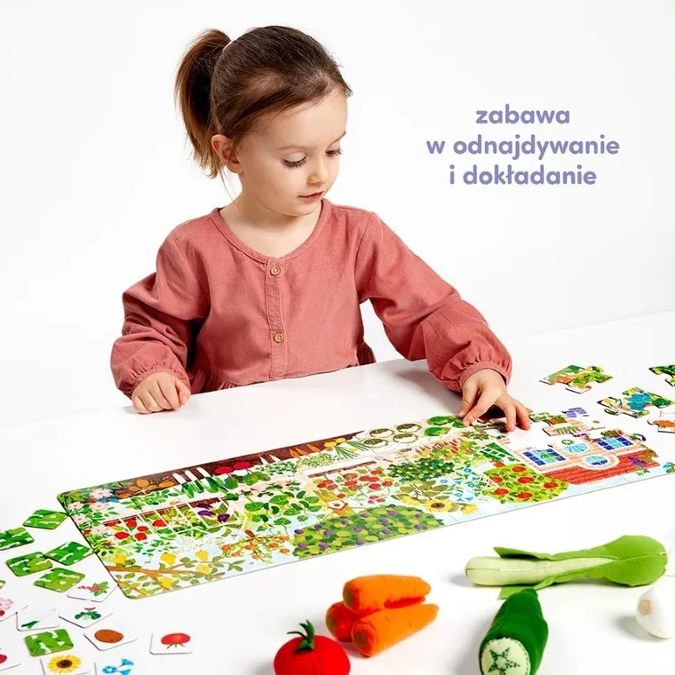 CzuCzu, Co rośnie w ogródku, puzzle, 40 elementów