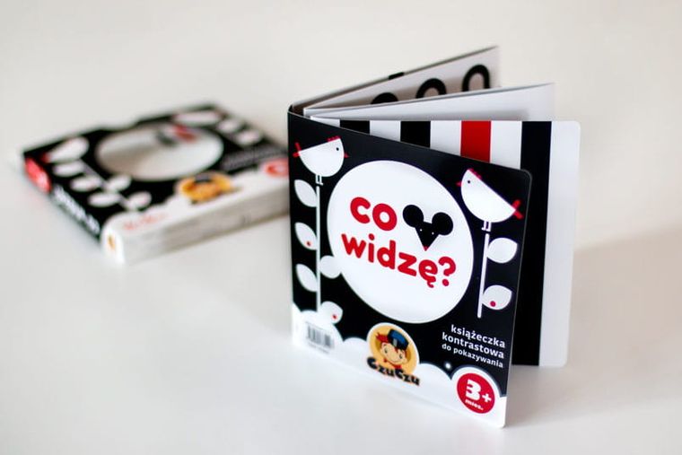 CzuCzu, Co widzę? książeczka kontrastowa, 3m+