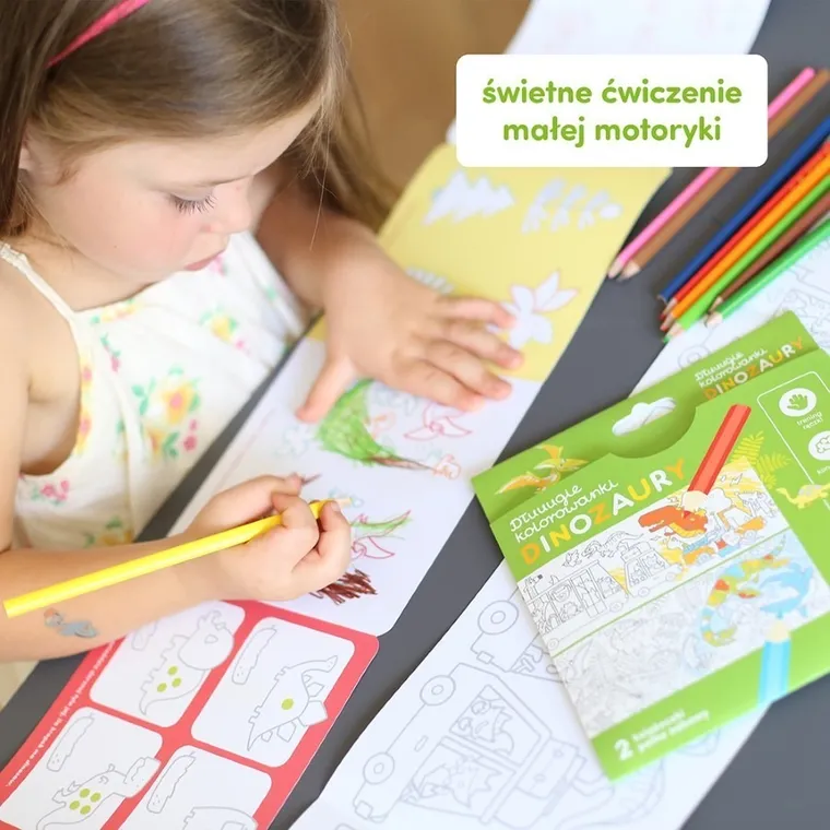 CzuCzu, Dłuuugie kolorowanki, Dinozaury