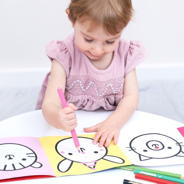 CzuCzu, Dłuuugie rysowanki, Zwierzęta, książeczka edukacyjna, 18m+