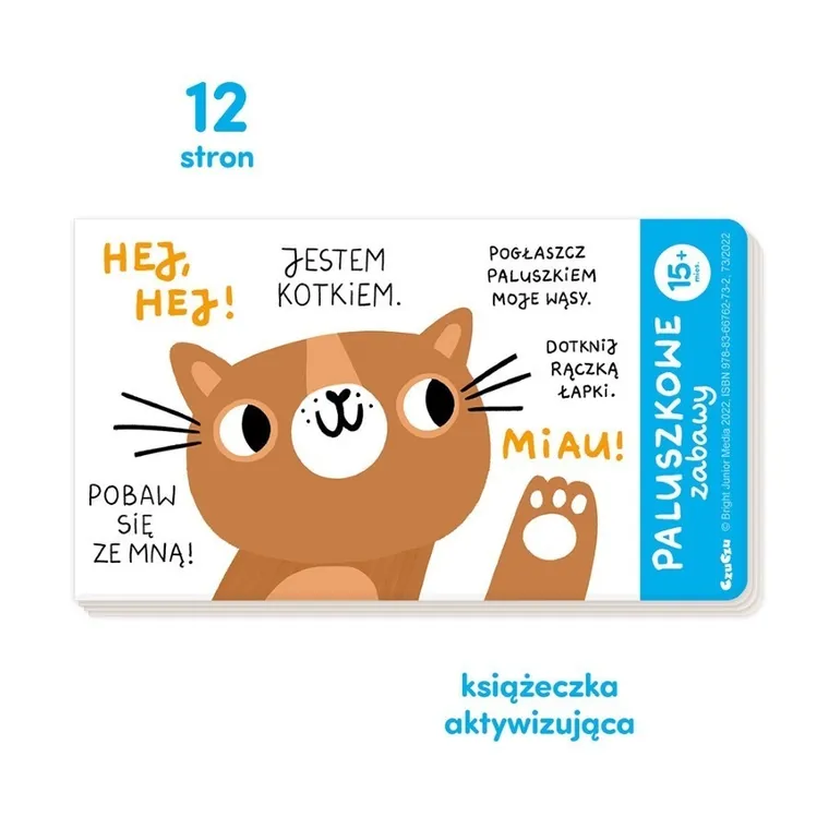 CzuCzu, Paluszkowe zabawy, książeczka harmonijka, 15m+