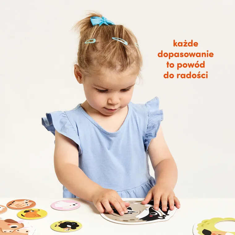 CzuCzu, Pierwsze puzzle, Rodzinki, 15 mies.+, puzzle z dziurką