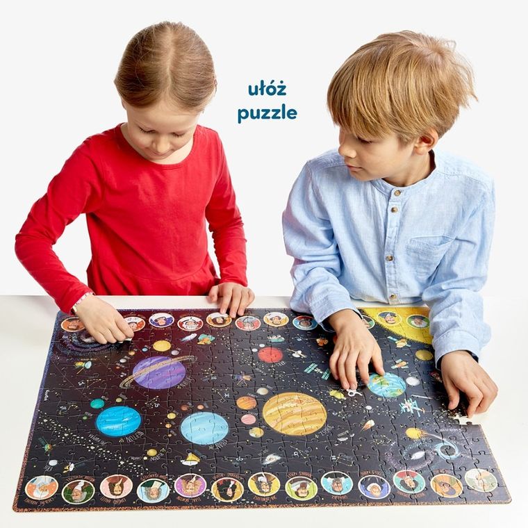 CzuCzu, puzzle odkrywcy, Układ Słoneczny, 300 elementów