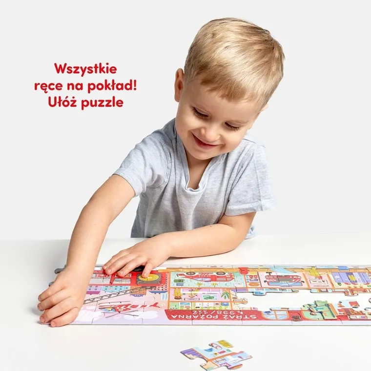 CzuCzu, puzzle, Tak działa Straż pożarna, 40 elementów