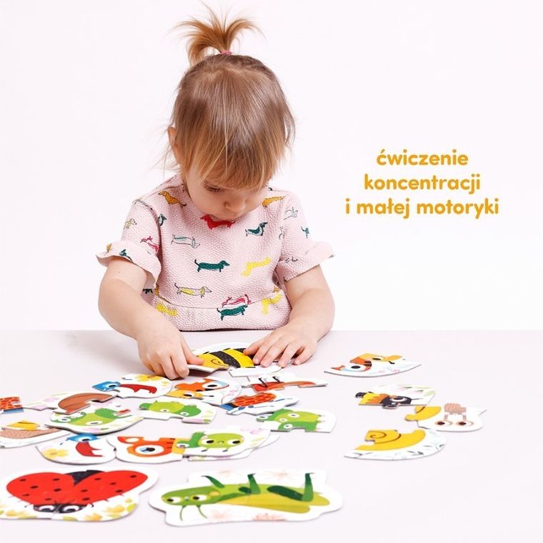 CzuCzu, Robaczki czworaczki, zestaw puzzli
