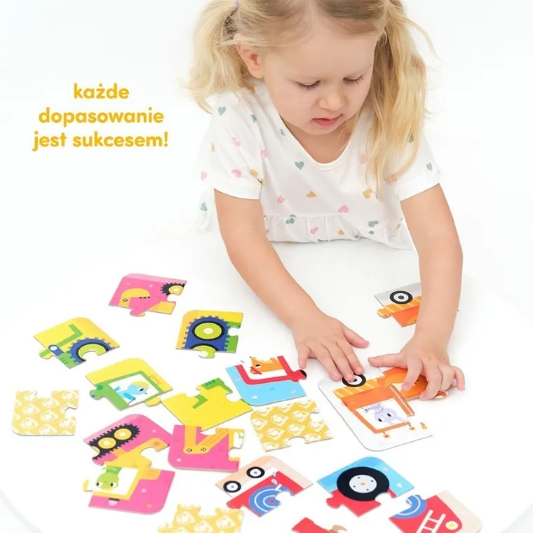 CzuCzu, Układam pojazdy, zabawa edukacyjna