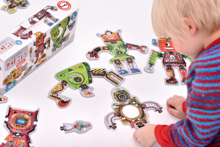 CzuCzu, Układam roboty, puzzle