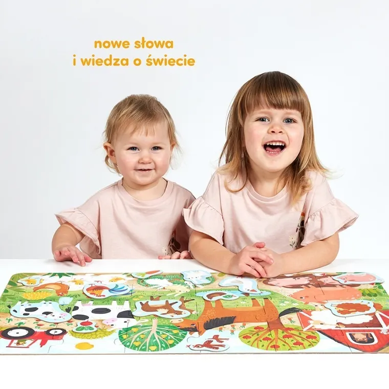 CzuCzu, Wieś, wesołe puzzle, 2+