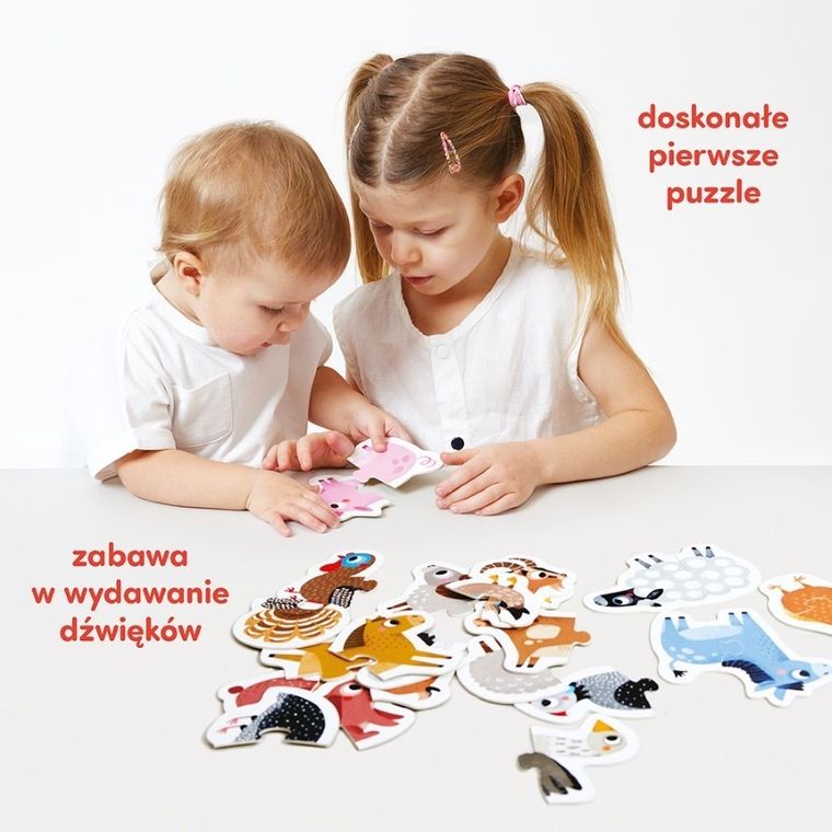 CzuCzu, Zwierzątka na wsi, puzzle do pary