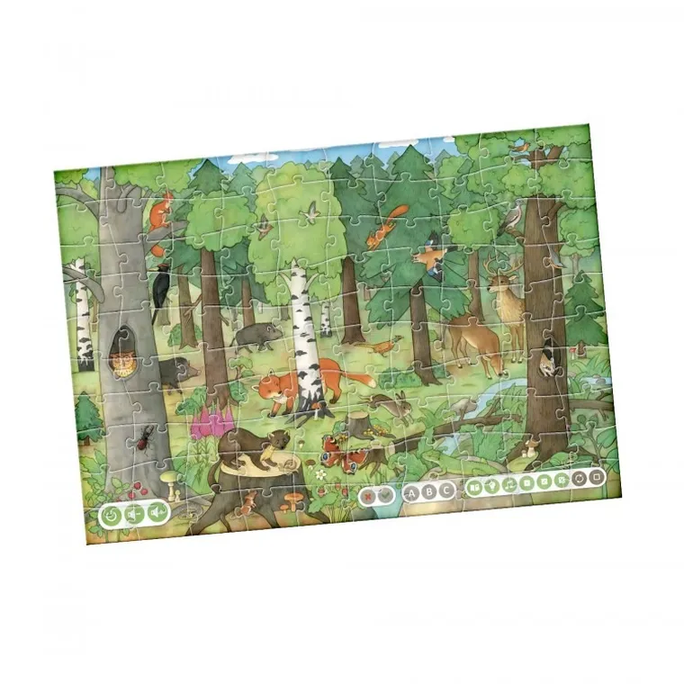 Czytaj z Albikiem, Las, puzzle, 100 elementów