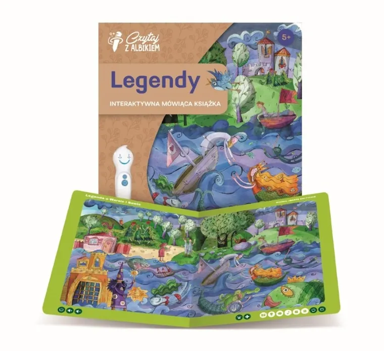 Czytaj z Albikiem. Legendy. Interaktywna mówiąca książka