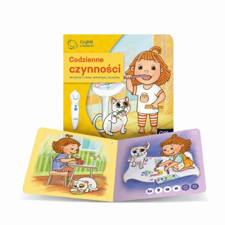 Czytaj z Albikiem. Mini książeczka. Codzienne czynności